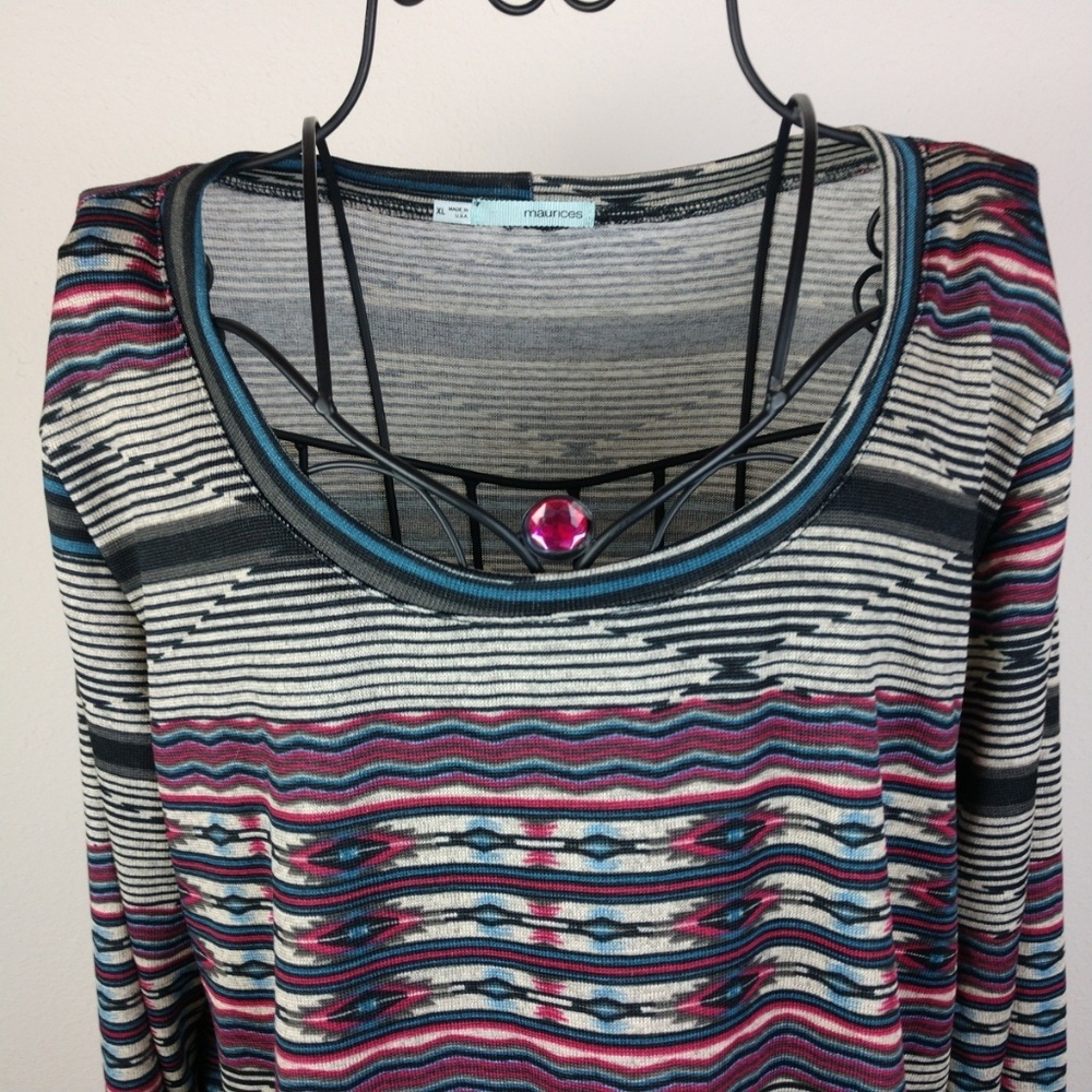 Maurices Tribal Style Tunic sz xl